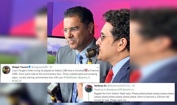 Waqar Younis, Waqar Younis recalls Sachin Tendulkar bouncer, Sachin Tendulkar debut, India vs Pakistan, Indian Cricket Team, Cricket News, Waqar Younis emotional tweet, ICC, Hall of Fame