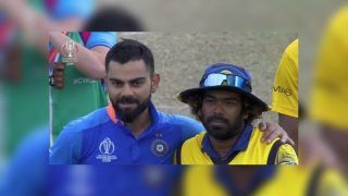 Lasith Malinga Gets Warm Farewell From Virat Kohli, MS Dhoni & Co After India Beat Sri Lanka by Seven Wickets in ICC Cricket World Cup 2019 | WATCH VIDEO Lasith Malinga Gets Warm Farewell From Virat Kohli, MS Dhoni & Co After India Beat Sri Lanka by Seven Wickets in ICC Cricket World Cup 2019 | WATCH VIDEO