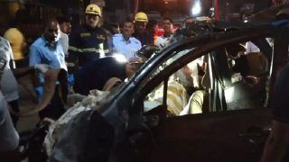 9 Students Killed as Car Rams Into Truck on Pune-Solapur Highway 9 Students Killed as Car Rams Into Truck on Pune-Solapur Highway