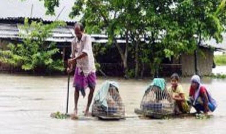 Assam Flood: Brahmaputra Water Level Drops Marginally; 54 Lakh People Affected