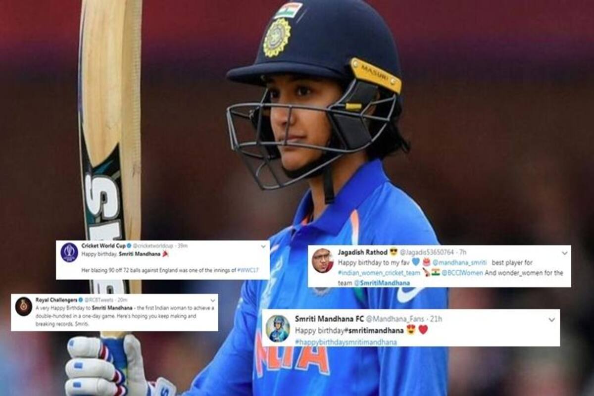 Netizens Wish Icc World Number One Batswoman Smriti Mandhana On Her 23rd Birthday See Posts