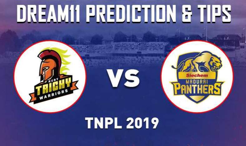 TNPL 2019, RUB vs MAD Dream XI Predictions, Today Match Predictions, Today Match Tips, Ruby Trichy Warriors vs Madurai Panthers, Ruby Trichy Warriors vs Madurai Panthers Today's Match Playing xi, Today Match Playing xi, RUB playing xi, MAD playing xi, dream 11 guru tips, Dream XI Predictions for today's match, TNPL 2019 RUB vs MAD Match Predictions, online cricket betting tips, cricket tips online, dream 11 team, my team 11, dream11 tips, TNPL 2019 Dream11 Prediction, Cricket Tips And Predictions - TNPL 2019, Online Cricket Tips - Tamil Nadu Premier League