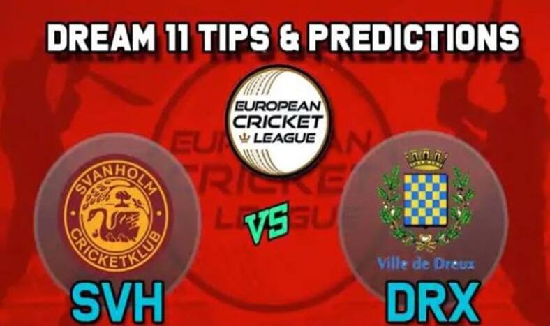 European Cricket League-T10, SVH vs DRX Dream XI Predictions, Today Match Predictions, Today Match Tips, Svanholm Cricket Club vs Dreux Cricket Club, Svanholm Cricket Club vs Dreux Cricket Club Today's Match Playing xi, Today Match Playing xi, SVH playing xi, DRX playing xi, dream 11 guru tips, Dream XI Predictions for today's match, European Cricket League-T10 SVH vs DRX Match Predictions, online cricket betting tips, cricket tips online, dream 11 team, my team 11, dream11 tips, European Cricket League-T10 Dream11 Prediction, Cricket Tips And Predictions - European Cricket League-T10, Online Cricket Tips -European Cricket League-T10