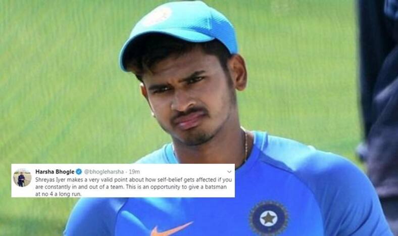 Harsha Bhogle, Harsha Bhogle on No 4, Shreyas Iyer For No 4, India tour of West Indies 2019, Ind vs WI, WI vs Ind, Indian Cricket Team, Team India, Cricket News, Shreyas Iyer statement