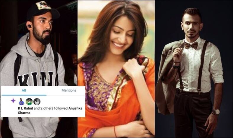 KL Rahul, Yuzvendra Chahal Follow Anushka Sharma, Rohit Sharma Unfollows Anushka Sharma, Rohit Sharma-Virat Kohli Rift, India's Tour of West Indies 2019, Ind vs WI, WI vs Ind, Team India, Indian Cricket Team, Bollywood actress Anushka Sharma