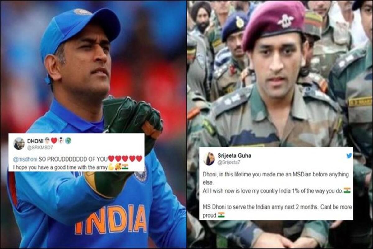 Twitter Lauds Lt Colonel Ms Dhoni After He Takes Break From Cricket To Serve His Territorial Army Regiment See Posts Once they get this none of these celebrities find any time for training or any other purpose. twitter lauds lt colonel ms dhoni after
