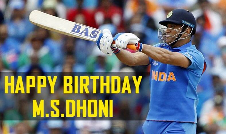 MS Dhoni, MS Dhoni Birthday, Dhoni turns 38, Happy Birthday Dhoni ...