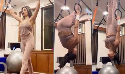 Sushmita Sen's Unbelievable Workout With Gymnastic Rings Will Blow Your Mind Sushmita Sen