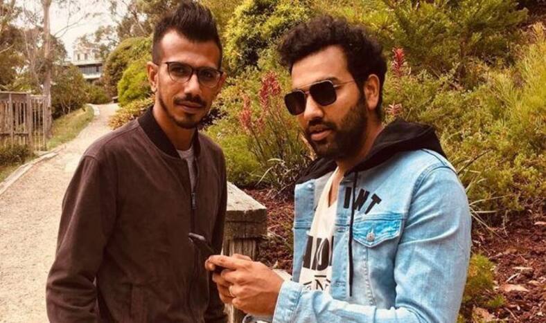 Yuzvendra Chahal, Rohit Sharma, Chahal Trolls Rohit, Chahal-Rohit, Cricket News, ICC Cricket World Cup 2019, Team India, Chahal takes jibe at Rohit, Rohit Sharma-Yuzvendra Chahal, Ritika Sajdeh, Rohit Sharma-Ritika Sajdeh