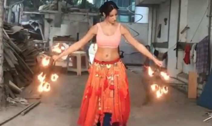 Watch: Nora Fatehi Overcomes Fear of Fire Dancing One Day Before Shooting For O Saki Saki Nora Fatehi practicing the O Saki Saki song one day before final shoot