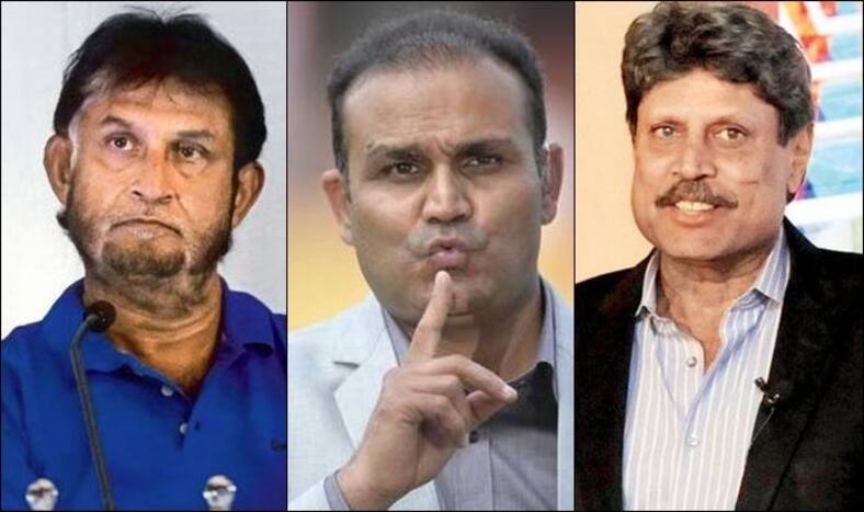 Virender Sehwag, Virender Sehwag controversy, Virender Sehwag-Sandeep Patil controversy, Sehwag attacks former selector on national television, Virender Sehwag attacks Kapil Dev, Kapil Dev, Sandeep Patil, Latest cricket news, MS Dhoni retiremenet, Dhoni retirement news, MS Dhoni, Team India, MS Dhoni Retirement, Virender Sehwag on MS Dhoni, Virender Sehwag on MS Dhoni retirement, Sehwag speaks about Dhoni's retirement, Mahendra Singh Dhoni, MS Dhoni-Team India, BCCI, Men in Blue, India tour of West Indies 2019, India vs West Indies, Virender Sehwag news, Sandeep Patil news, Kapil Dev news,