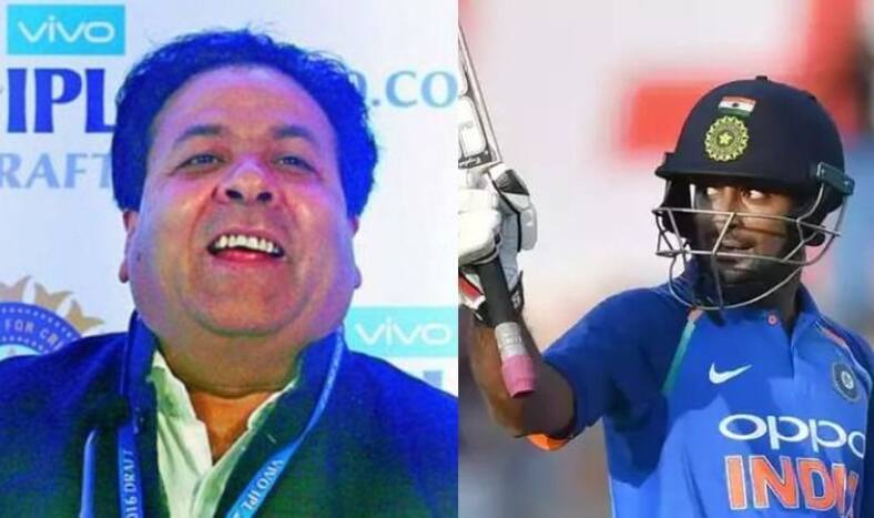 Rajeev Shukla and Ambati Rayudu