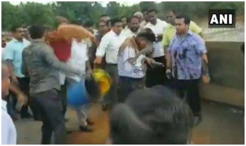 Congress MLA Nitesh Rane Arrested After he Threw Mud Water on Engineer in Rage Over Potholes