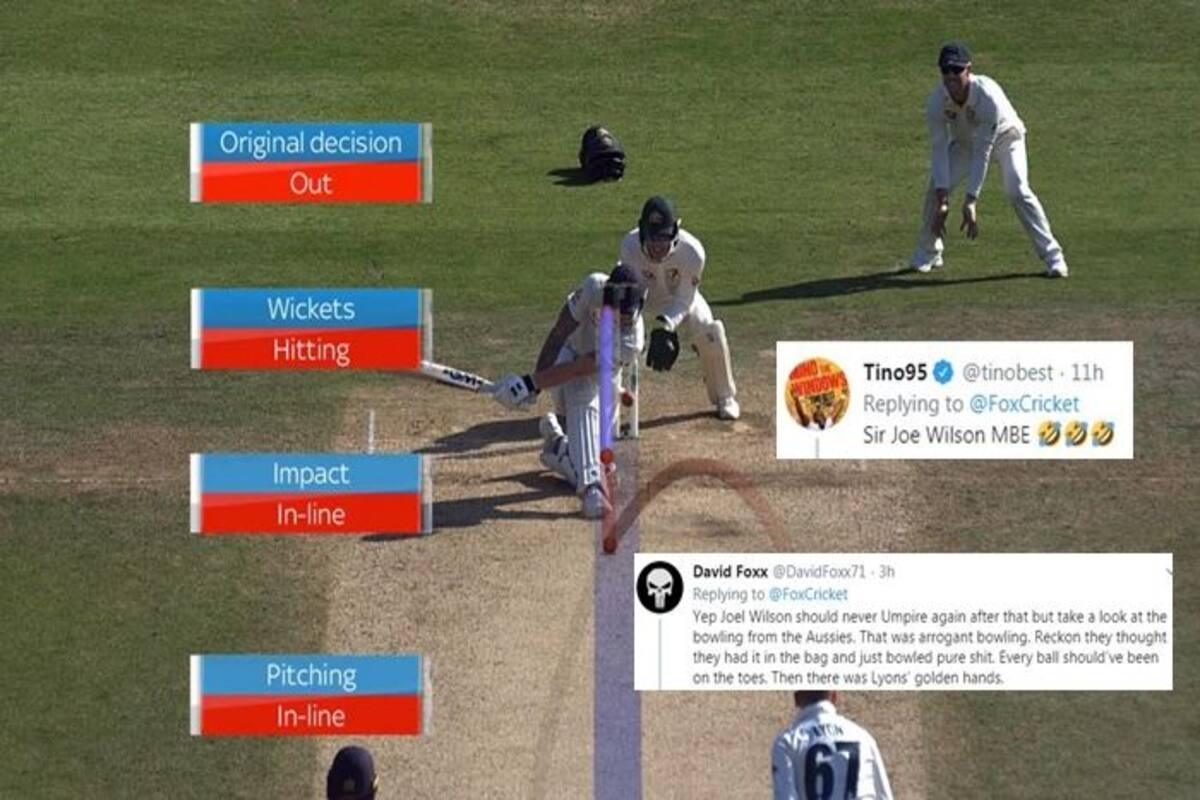 Joel Wilson is saved by technology in challenging test for the umpire, Ashes 2019