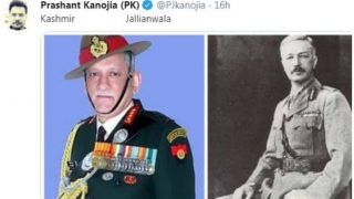 Journalist Crosses Line Again, Compares Indian Army Chief Bipin Rawat With General Dyer Journalist Crosses Line Again, Compares Indian Army Chief Bipin Rawat With General Dyer