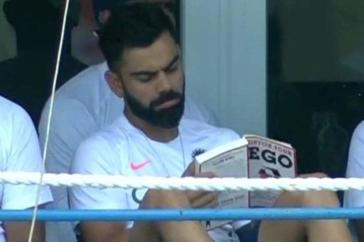 Mouni Roy Fuck Sex Video - Virat Kohli, Virat Kohli gets trolled, Virat Kohli reading book during 1st  Test, Kohli