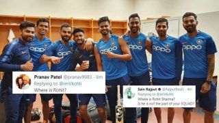 विराट कोहली ने टीम के साथ पोस्ट की ये फोटो, फैंस ने पूछा- रोहित शर्मा कहां हैं? विराट कोहली ने टीम के साथ पोस्ट की ये फोटो, फैंस ने पूछा- रोहित शर्मा कहां हैं?