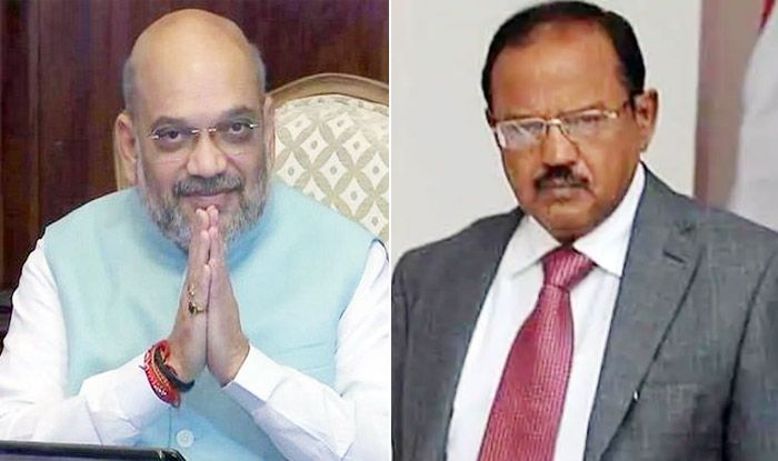 Home Minister Amit Shah Holds Meeting With NSA Ajit Doval Over J&K ...