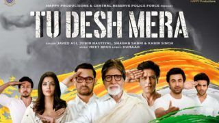 Tu Desh Mera: Amitabh Bachchan, Shah Rukh Khan, Aishwarya Rai Bachchan, Aamir Khan, Tiger Shroff, Kartik Aaryan, Ranbir Kapoor Pay Song Tribute to Pulwama Martyrs Tu Desh Mera: Amitabh Bachchan, Shah Rukh Khan, Aishwarya Rai Bachchan, Aamir Khan, Tiger Shroff, Kartik Aaryan, Ranbir Kapoor Pay Song Tribute to Pulwama Martyrs