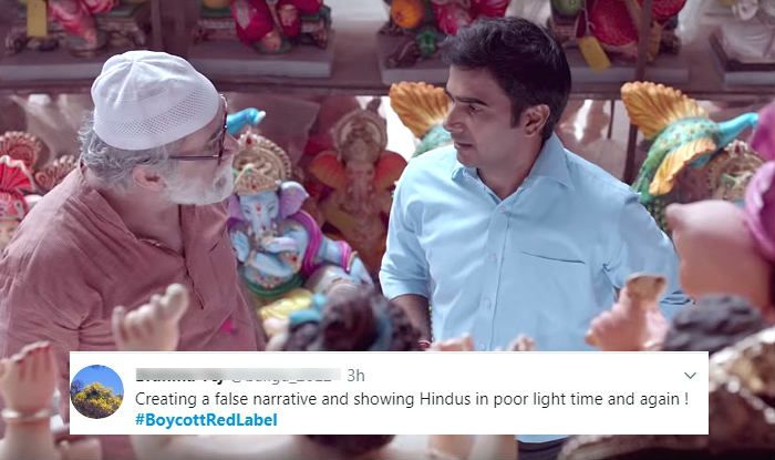 Twitterati Blame Red Label For Promoting Islamophobia in Their Latest