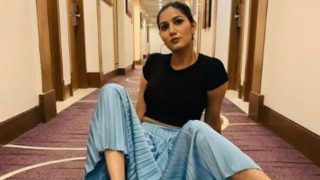 Haryanvi Bombshell Sapna Choudhary Makes a Style Statement in Black Crop Top And Long Skirt Haryanvi Bombshell Sapna Choudhary Makes a Style Statement in Black Crop Top And Long Skirt