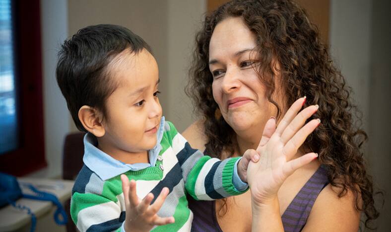 Two-year-old Gael Jesus Pino Alvaat