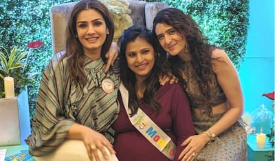 South Indian actress baby shower glow caught