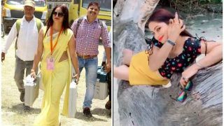 Reena Dwivedi: मिनी स्कर्ट में दिखीं पीली साड़ी वाली पोलिंग ऑफिसर, Video हो रहा वायरल Reena Dwivedi: मिनी स्कर्ट में दिखीं पीली साड़ी वाली पोलिंग ऑफिसर, Video हो रहा वायरल