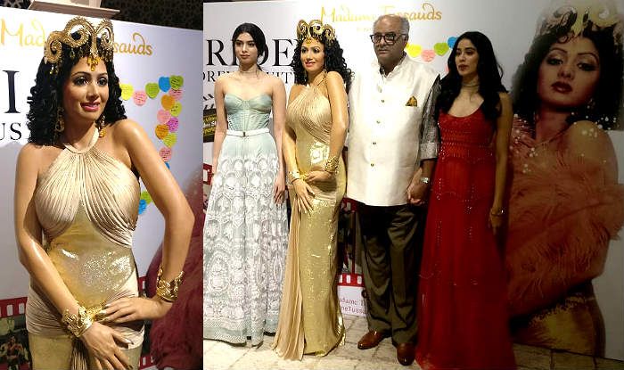 Boney Kapoor Tears up at Unveiling of Sridevi's Wax Statue at Madame Tussauds Singapore - Viral Video