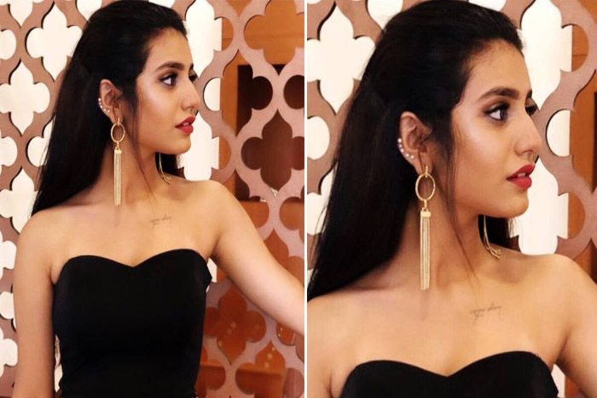 Priya Varrier Sex - Malayalam Hottie Priya Prakash Varrier's Sexy Black Dress Look And Bold Red  Lipstick is Breaking The Internet | India.com