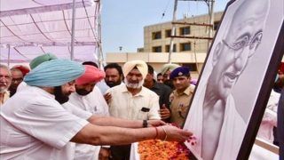 महात्मा गांधी की 150वीं जयंती पर पंजाब, हरियाणा में शांति मार्च का आयोजन महात्मा गांधी की 150वीं जयंती पर पंजाब, हरियाणा में शांति मार्च का आयोजन