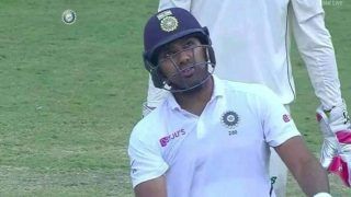 India vs South Africa 2019: Rohit Sharma Shouts Not Now During His 6th Test Hundred as Rain Threat Loomed Large in Ranchi | WATCH VIDEO India vs South Africa 2019: Rohit Sharma Shouts Not Now During His 6th Test Hundred as Rain Threat Loomed Large in Ranchi | WATCH VIDEO