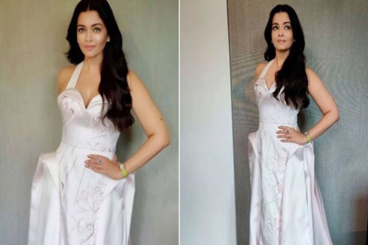 Ashwarya Rai Ki Nangi Pictures - Aishwarya Rai Bachchan Poses in a Hot Lavender Gown With Plunging-Neckline-  Check Pictures From Rome