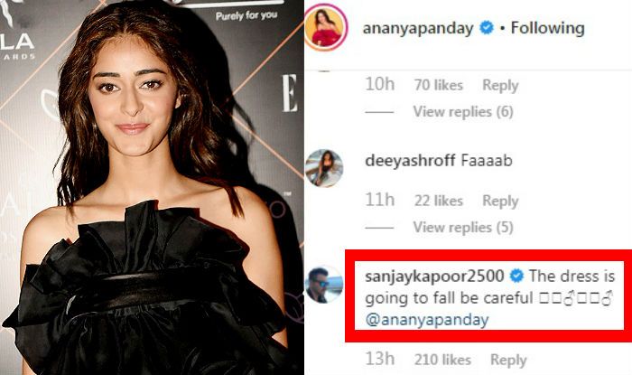 ananya panday sanjay kapoor comment instagram main
