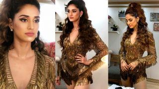Disha Patani Looks Hot Beyond Words as She Wears a Golden Costume to Perform at Indian Super League -Viral Photos Disha Patani Looks Hot Beyond Words as She Wears a Golden Costume to Perform at Indian Super League -Viral Photos
