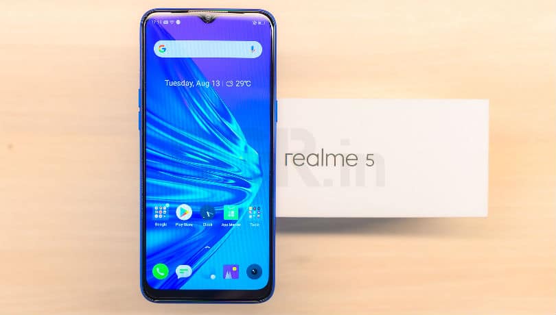 realme 5 internal storage