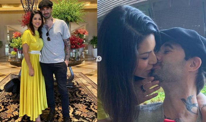 Sunny Leones Passionate Lip Kiss With Husband Daniel Weber on His Birthday Will Melt Your Heart