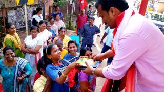 Kerala MLA Asks People to Gift Him Books Instead of Flowers, Wins Hearts Kerala MLA Asks People to Gift Him Books Instead of Flowers, Wins Hearts