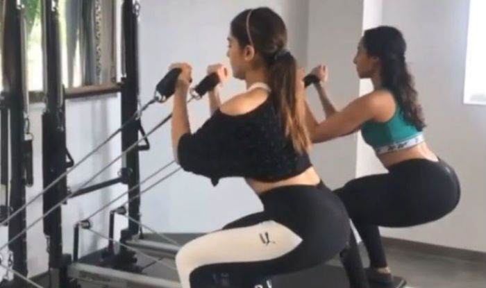 Sara Ali Khan Enjoys Every Bit of Her Workout Watch Pilates Video