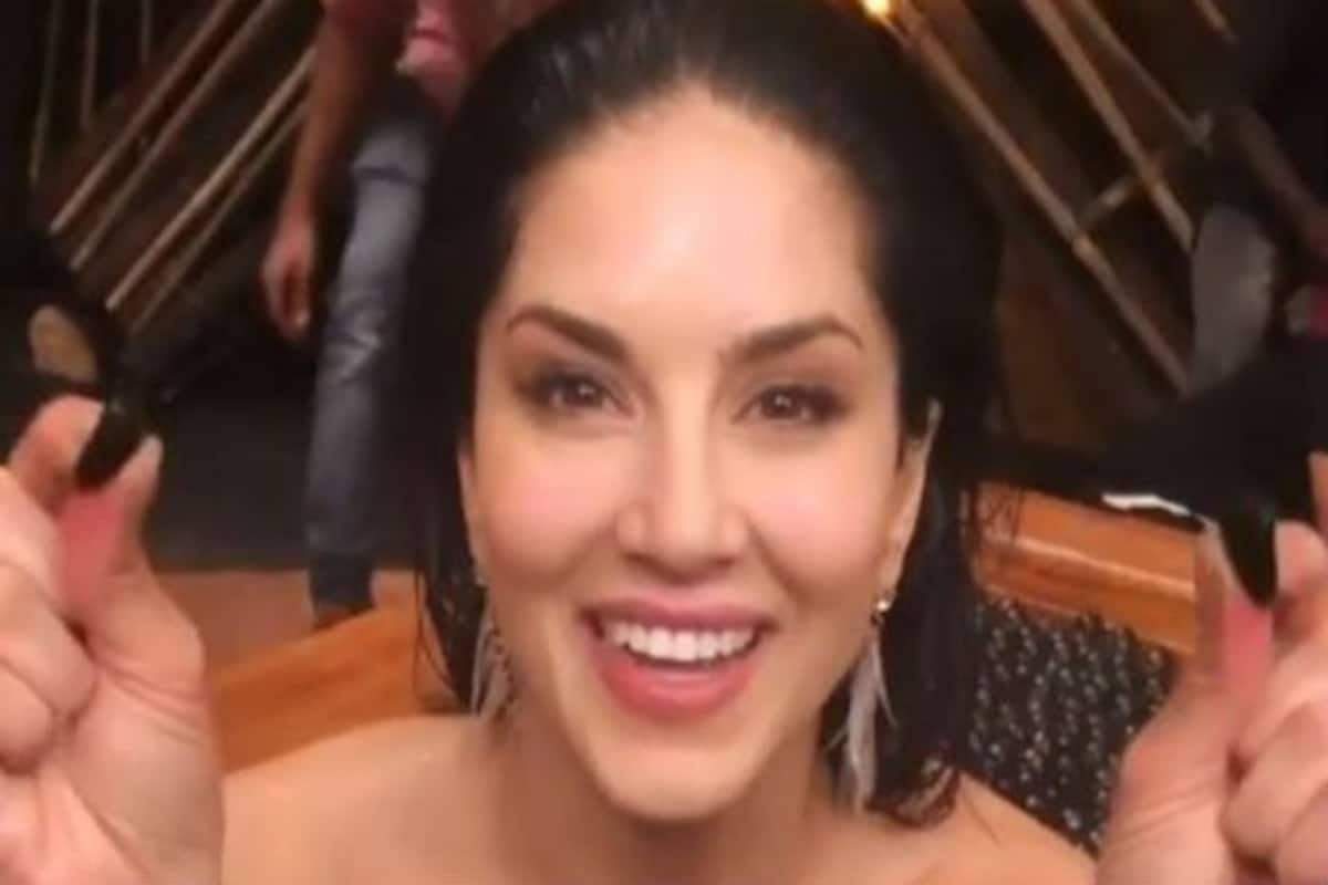Sunny Leone Looks Smoking Hot as She Takes Grape Bath in a Tub on The Sets  of Her Film – Watch Video 