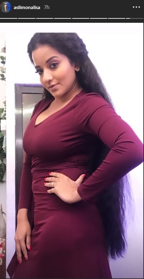 Monalisa Porn Sex - Bhojpuri Hottie Monalisa's Fans go Bonkers After Seeing Her Bombshell  Avatar in Sexy Marsala Dress- See Pics