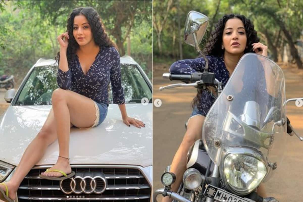TV Hot Actor Monalisa Enjoys Sunday in Her New Audi And Bike- See Hot  Pictures