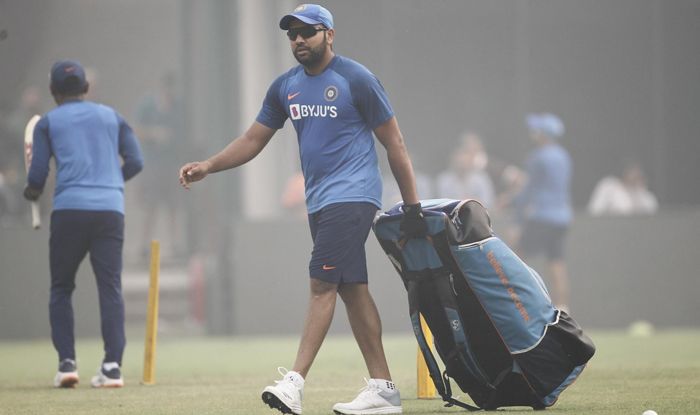 Injury Scare For India As Rohit Sharma Walks Off After Being Hit On ...