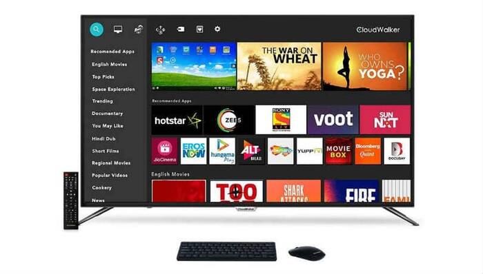 CloudWalker Smart Screen with 4K LED display launched in India, prices start at Rs 22,990