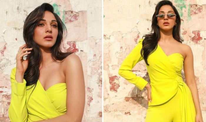 Kiara Advani Stuns Fans in Neon Jumpsuit And Sunglasses