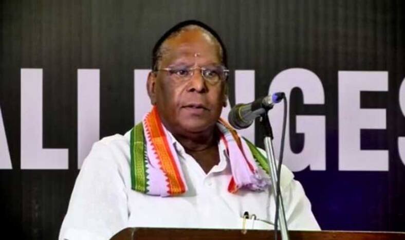 Puducherry CM V. Narayanasamy Loses Trust Vote: नारायणसामी की सरकार गिरी, साबित नहीं कर सकी बहुमत