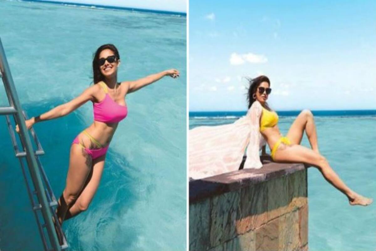 1200px x 800px - Nushrat Bharucha Looks Smoking Hot in Yellow, Pink Bikini as She Flaunts  Her Perfect Curves During Maldives Vacay | India.com