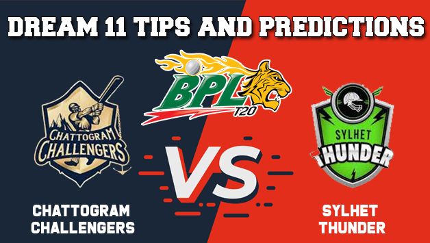 CCH vs SYL Dream11 Team Prediction Chattogram Challengers vs Sylhet Thunder Captain And Vice Captain For Today Match 1 BPL T20 BPL 2019-20 Between CCH vs SYL at Shere Bangla National Stadium