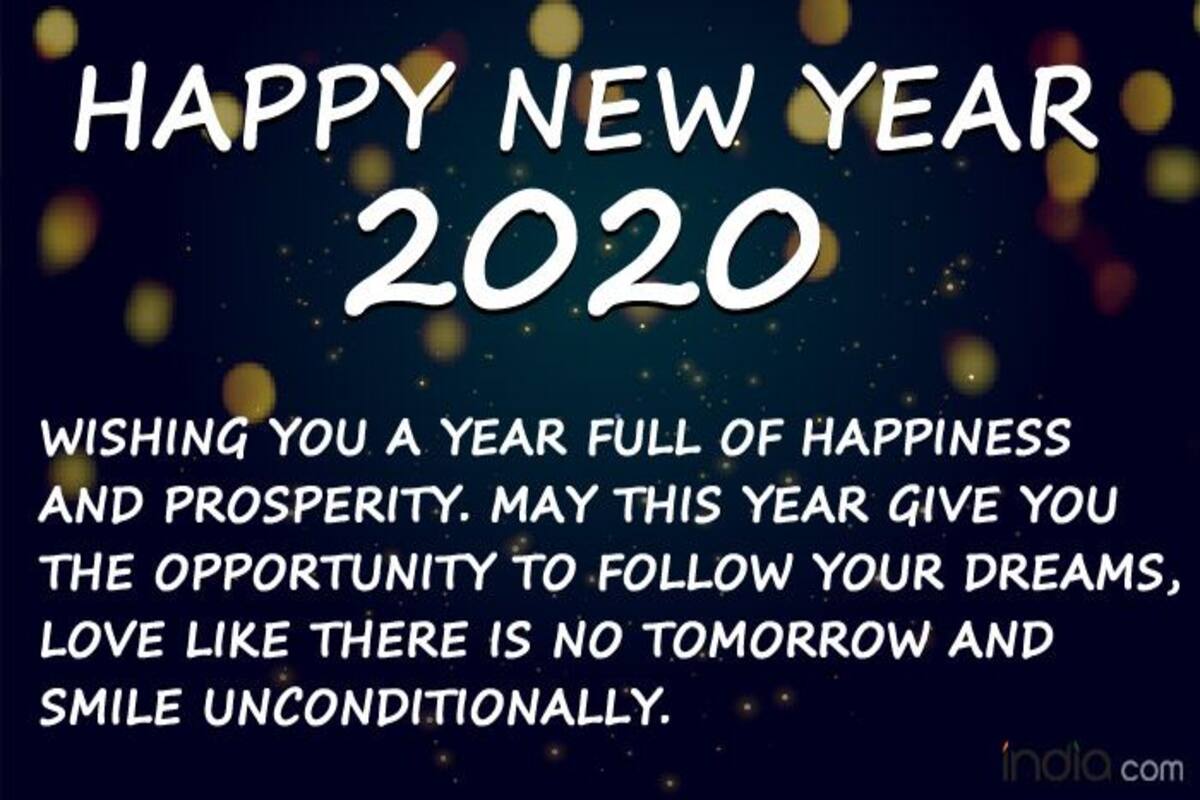 Happy New Year 2020: WhatsApp Status, Facebook Messages, SMS to ...