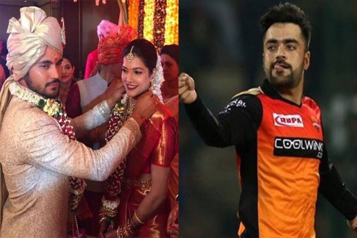 Rashid Khan Congratulates Manish Pandey Asks Why Was He Not Invited For The Wedding Cricket News India Com Sports India Com